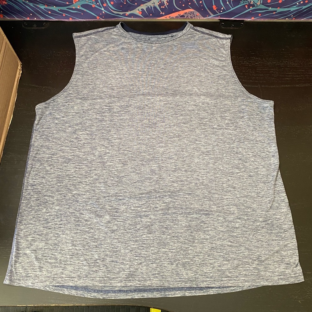 Champion Men's Heathered Light Blue Sleeveless Tank